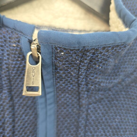 Orvis Men's 1/4 Zip Fleece Lined Men's Medium Pullover Sweater Jumper - Picture 6 of 8